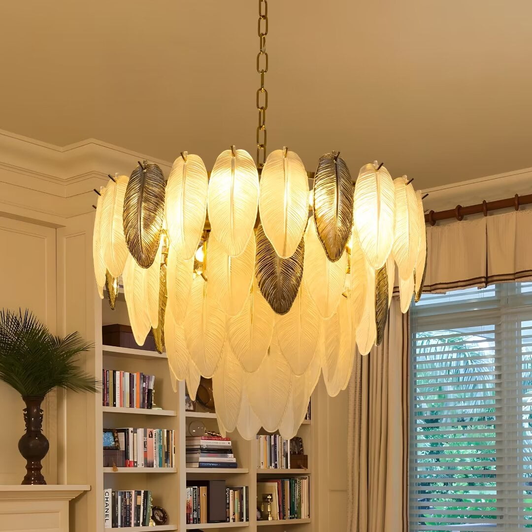 Curated visual reference: Fresh Look at Fine Maker Postmodern Foliage Crystal Chandelier Luxury Chandelier