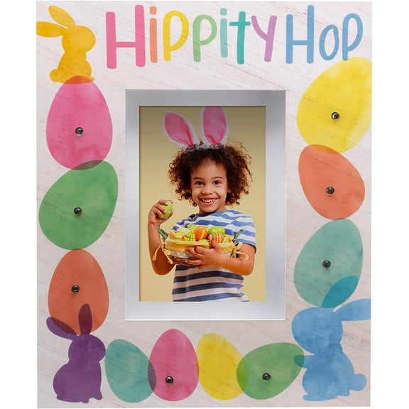 FINE PHOTO GIFTS Easter Hippity Hop Shadow Box Picture Frame with Lights