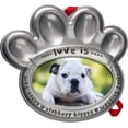 thumbnail image 1 of FINE PHOTO GIFTS Pewter Pet Paw Photo Ornament, 1 of 6