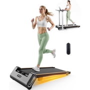 EILLEO SPACEWALK Walking Pad with Incline, 6 IN 1 Under Desk Treadmill,2.5HP Portable 6-Level Incline Treadmill for Home with 330LBS Capacity, LED Display, Remote Control