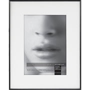 FINELINE Black Aluminum 16x20 8x12 Shadow-Matted by Framatic - 8x12