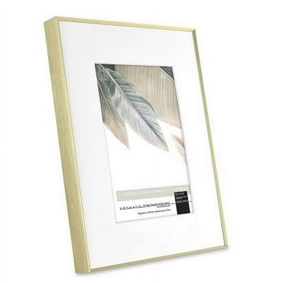 MCS Framatic Fineline II Frame - Gold, 8" x 10"