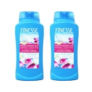 FINESSE Moisturizing 2 in 1 Shampoo + Conditioner Hair Reviving Boost of hyaluronic acid + camellia oil + keratin 24 fl oz - 2 Pack