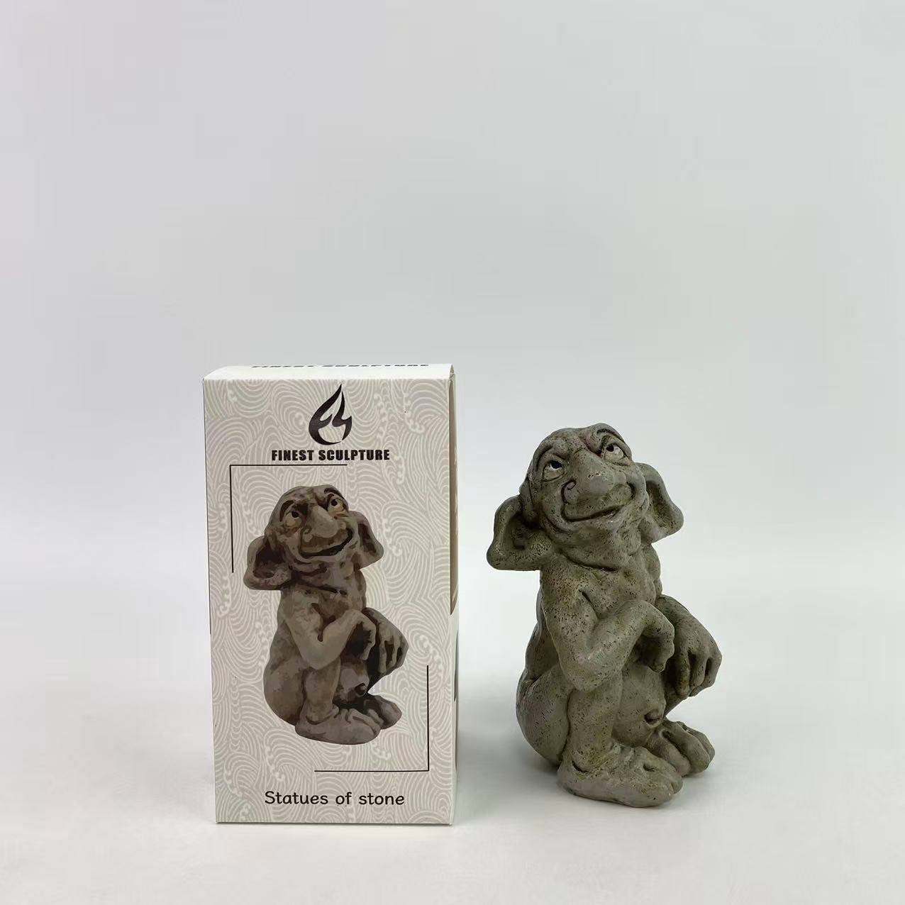 FINEST SCULPTURE Statues of stone,Gargoyle Sculpture, Gothic Sculpture, Troll Crafts, Gargoyle Crafts, Home Decor Ornaments, Outdoor Garden Ornaments