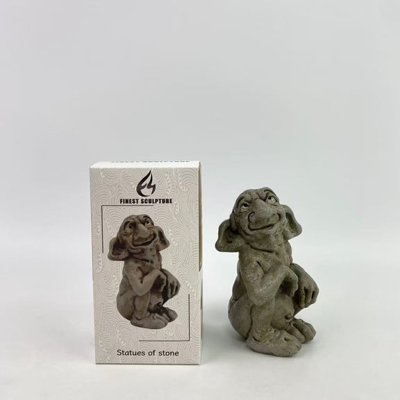 FINEST SCULPTURE Statues of stone,Gargoyle Sculpture, Gothic Sculpture, Troll Crafts, Gargoyle Crafts, Home Decor Ornaments, Outdoor Garden Ornaments