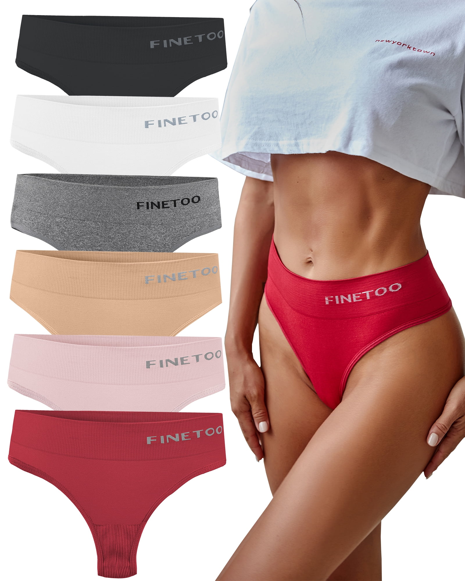 https://i5.walmartimages.com/seo/FINETOO-Female-High-Waisted-Thongs-Breathable-Underwear-Soft-Stretchy-Nylon-Spandex-No-Side-Seam-Panties-S-XL-4-6-Packs_61b976e6-9d27-4164-ba44-71a2141759dd.515791e173750f6590870b6d5b44beb5.jpeg