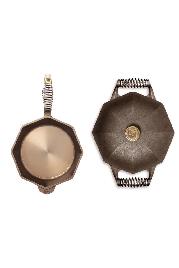 5QT Cast Iron Dutch Oven & FINEX 10" Cast Iron Skillet