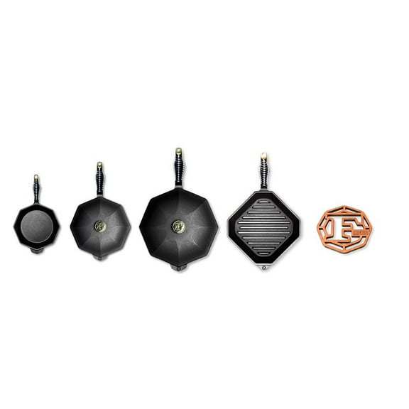 FINEX 7-Piece Cast Iron Cookware Set