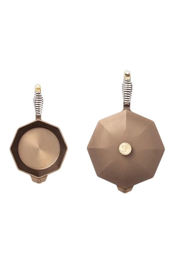 8" Cast Iron Skillet & FINEX 12" Cast Iron Skillet & Lid