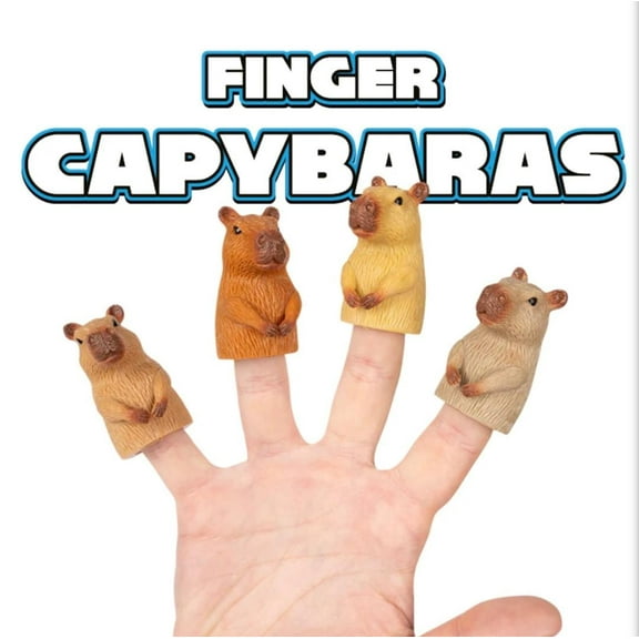 FINGER CAPYBARAS - 4 Piece Assortment