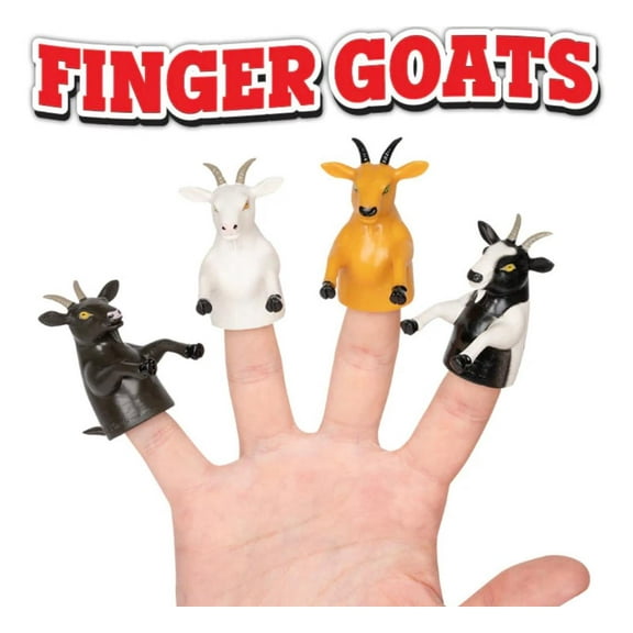 FINGER GOATS- SET OF 4 GOAT FINGER PUPPETS