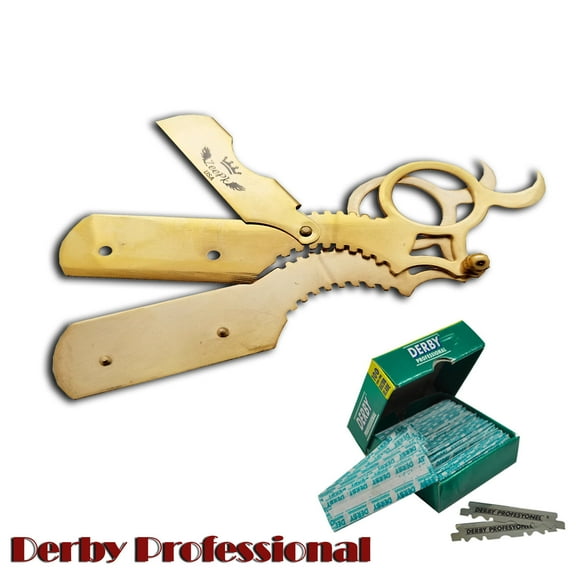 FINGER INSERT BARBER SAFETY RAZOR STRAIGHT EDGE USA SE RASER RASIERER MAQUINILLA