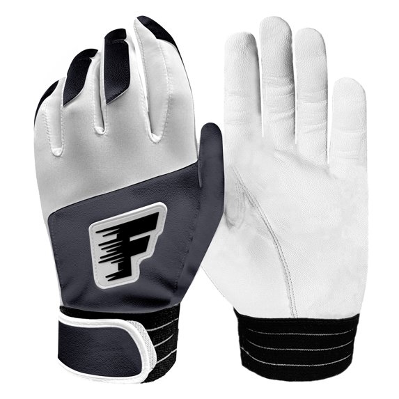 FINGER TEN Batting Gloves Men Youth Adult for Baseball Softball Cabretta Leather Batting Glove 1 Pair, Mens Pro Grip Gloves