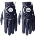 thumbnail image 1 of FINGER TEN Durability Golf Gloves Left Hand/Right Hand Cabretta, Leather Dark Blue, 2 Pack, 1 of 8
