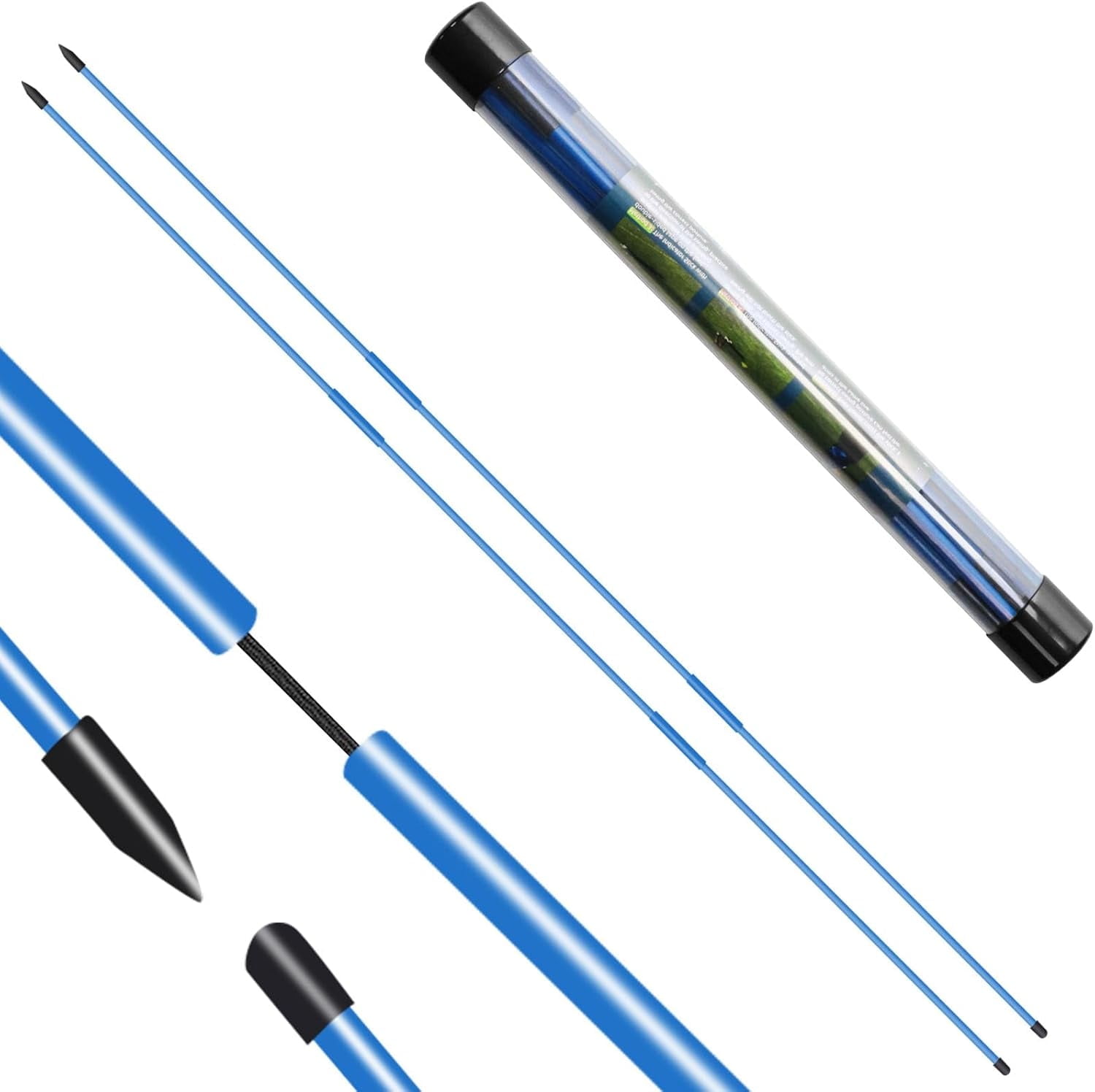 FINGER TEN Golf Alignment Sticks 2 Pack, Golf Swing Trainer Foldable ...