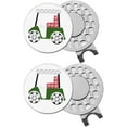 thumbnail image 1 of FINGER TEN Golf Ball Marker with Hat Clip Markers Assorted Patterns Value Gift Set Mark Golf Divot Tool Accessories for Men Women Kids, 1 of 7