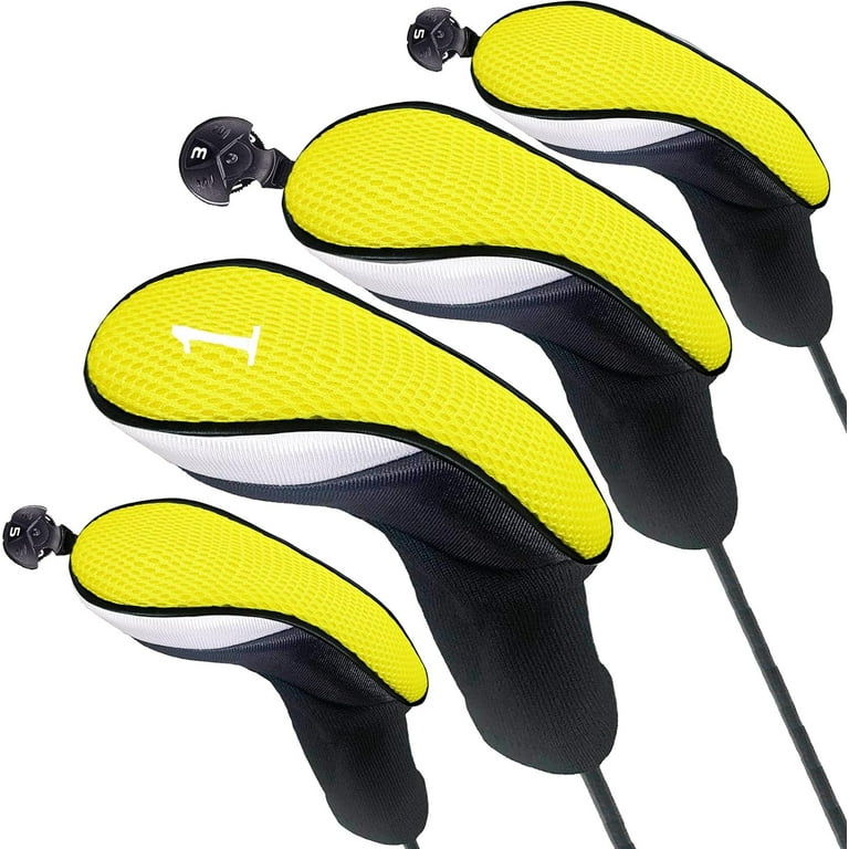 Set of 3 x Finger Ten 1, 3 & X Driver/Wood Head Covers Set of 3 x Finger Ten 1, 3 & X Driver/Wood Head Covers
