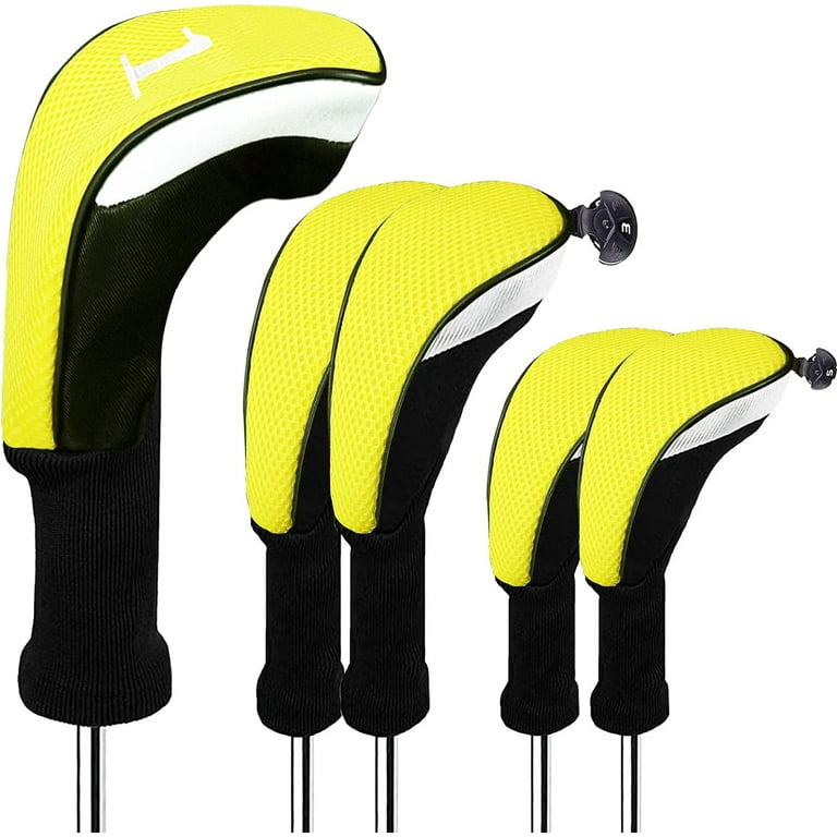 Set of 3 x Finger Ten 1, 3 & X Driver/Wood Head Covers Set of 3 x Finger Ten 1, 3 & X Driver/Wood Head Covers