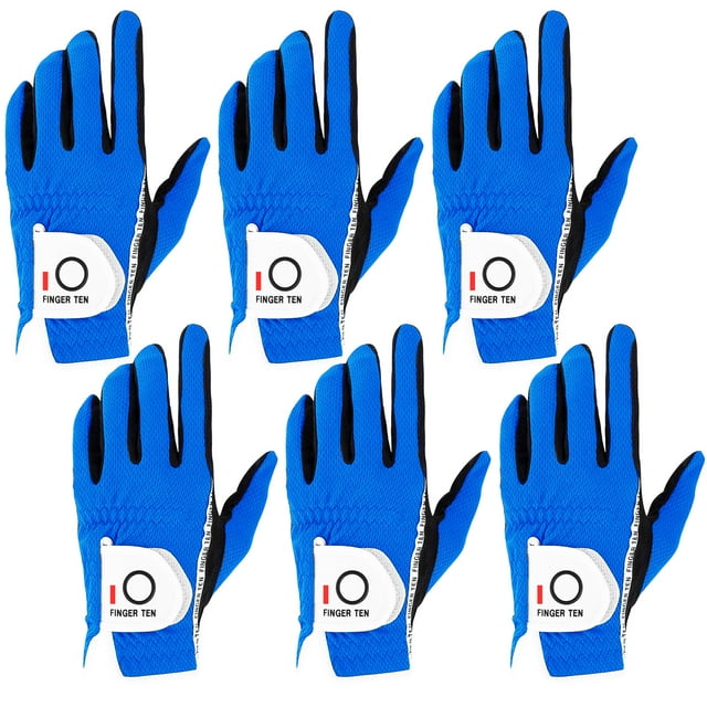 FINGER TEN Golf Gloves Men Right Left Handed Golfer Mens Glove RainGrip