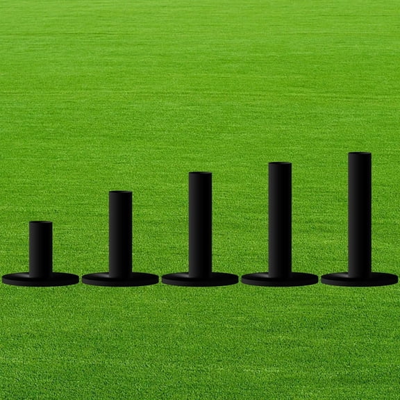FINGER TEN Golf Rubber Tees Driving Range Value 5 Pack, Mixed Size or 5 Same Size for Practice Mat