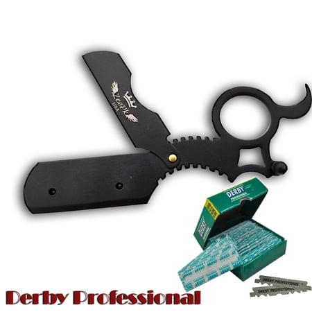 FINGER THUMB MEN'S CUT THROAT SAFETY RAZOR RASIORS NAVAJAS USA