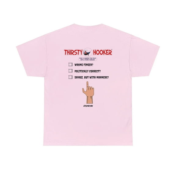 Thirsty Hooker FINGER Tee