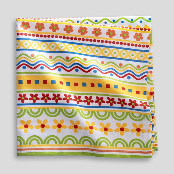 Fingercraft Cloth Napkins, Set of 12 Cotton Printed Napkins Cloth 20 x 20 Inch Large, Mitered Corner Washable Table Napkins Perfect for Everyday Dining Weddings Holidays Christmas Folk Garden