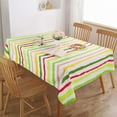 thumbnail image 1 of FINGERCRAFT Tablecloth, High GSM Cotton Fabric, Distinctive Printed Design Table Cover, Floral Bliss (72in), 1 of 6