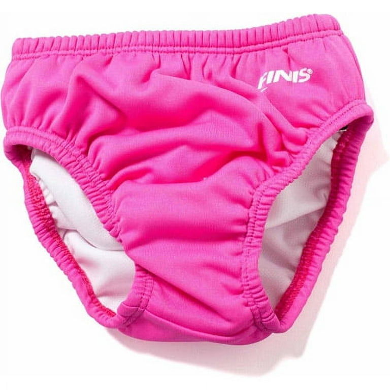FINIS (2 Pack) Reusable Swim Diapers for Newborns Infants Babies & Toddlers  Cloth Swimming Diapers