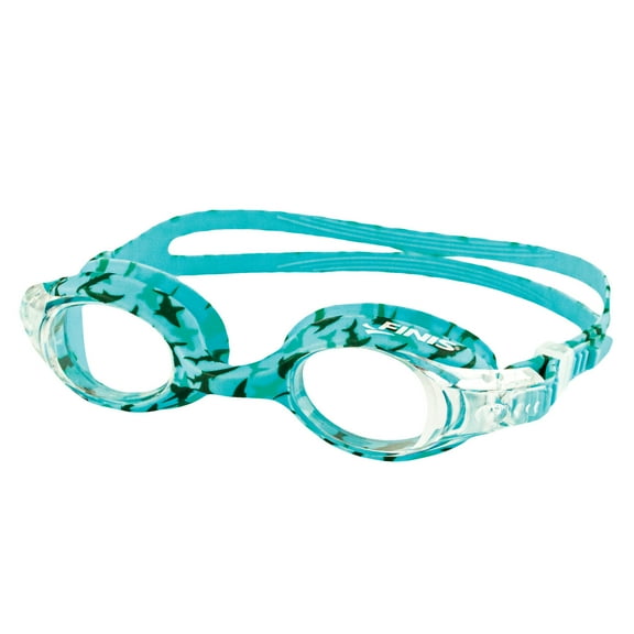 FINIS Adventure Goggles - High-Quality Kids Swim Goggles for Water Activities - UV-Protected, Anti-Fog Goggles with an Adjustable Strap - Perfect for Kids Ages 4-10 - Blue Shark