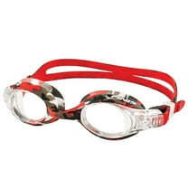 FINIS Adventure Goggles - High-Quality Kids Swim Goggles for Water Activities - UV-Protected, Anti-Fog Goggles with an Adjustable Strap - Perfect for Kids Ages 4-10 - Red Camo