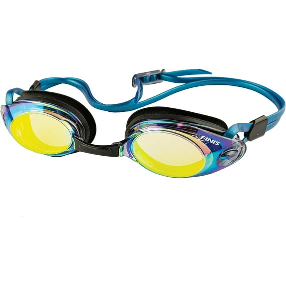 FINIS Bolt Goggles - Competitive Swim Goggles for Women and Men - Anti-Fog Goggles with UV Protection - Easily Adjustable Adult Swimming Goggles with 3 Interchangeable Nose Pieces - Multi-Mirror