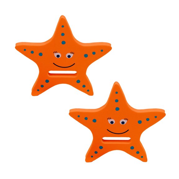 FINIS Floatie Friends Hand Float Learn-To-Swim Aids For Children - Starfish (Set of 2)