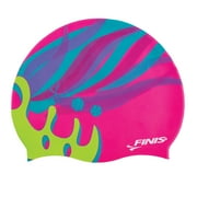 FINIS Mermaid Silicone Cap - Fun Kids Swim Cap with a Universal Fit - 100% Silicone Swim Cap with Rippled Edge for a Watertight Seal - High-Quality Swimming Pool Accessories - Crown