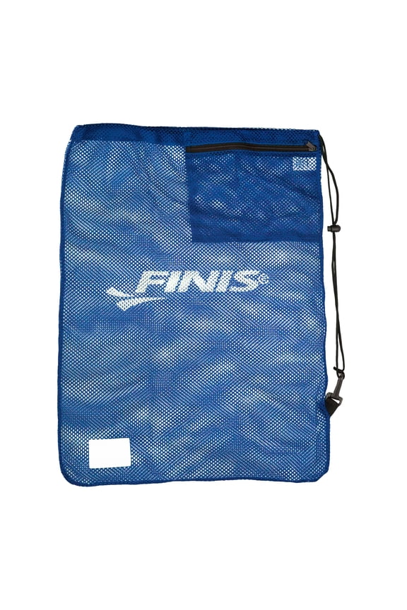 Mesh Gear Bag - Mesh Swim Bag for Swim Gear and Accessories - Pool Bag to Hold Goggles, Swim Fins, and Snorkels - Navy