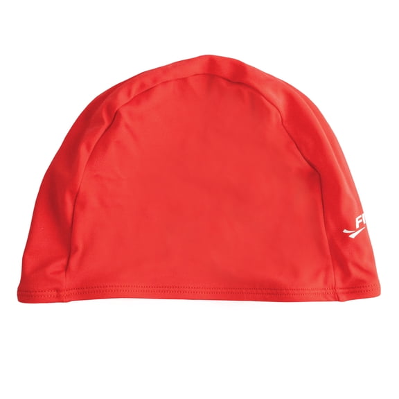 FINIS Spandex Cap - Swimming Cap for Women and Men - Swim Cap with Elastic Edge for a Comfortable, Universal Fit - High-Quality Swim Gear for Lap Training and More - Red