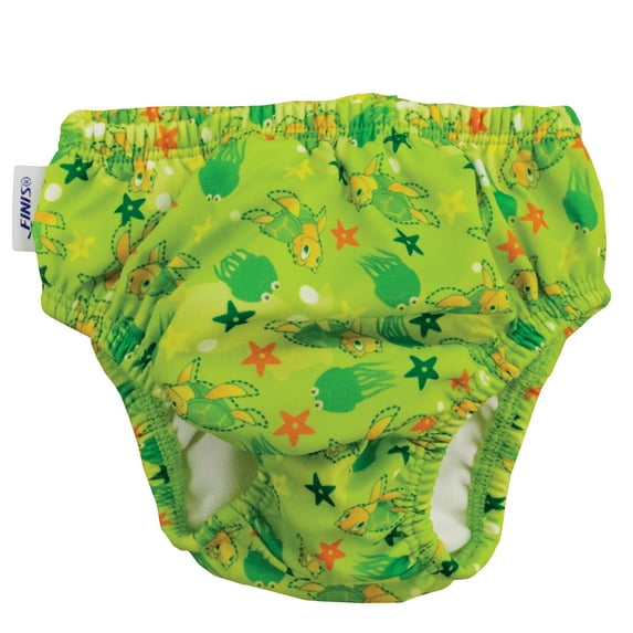 FINIS Swim Diaper In Turtle Green, Size 4T