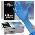 thumbnail image 1 of FINITEX Disposable Nitrile Gloves, Blue, Medical Exam, Powder Free, Latex Free, Food Safe, XL, 200 Count, 1 of 9