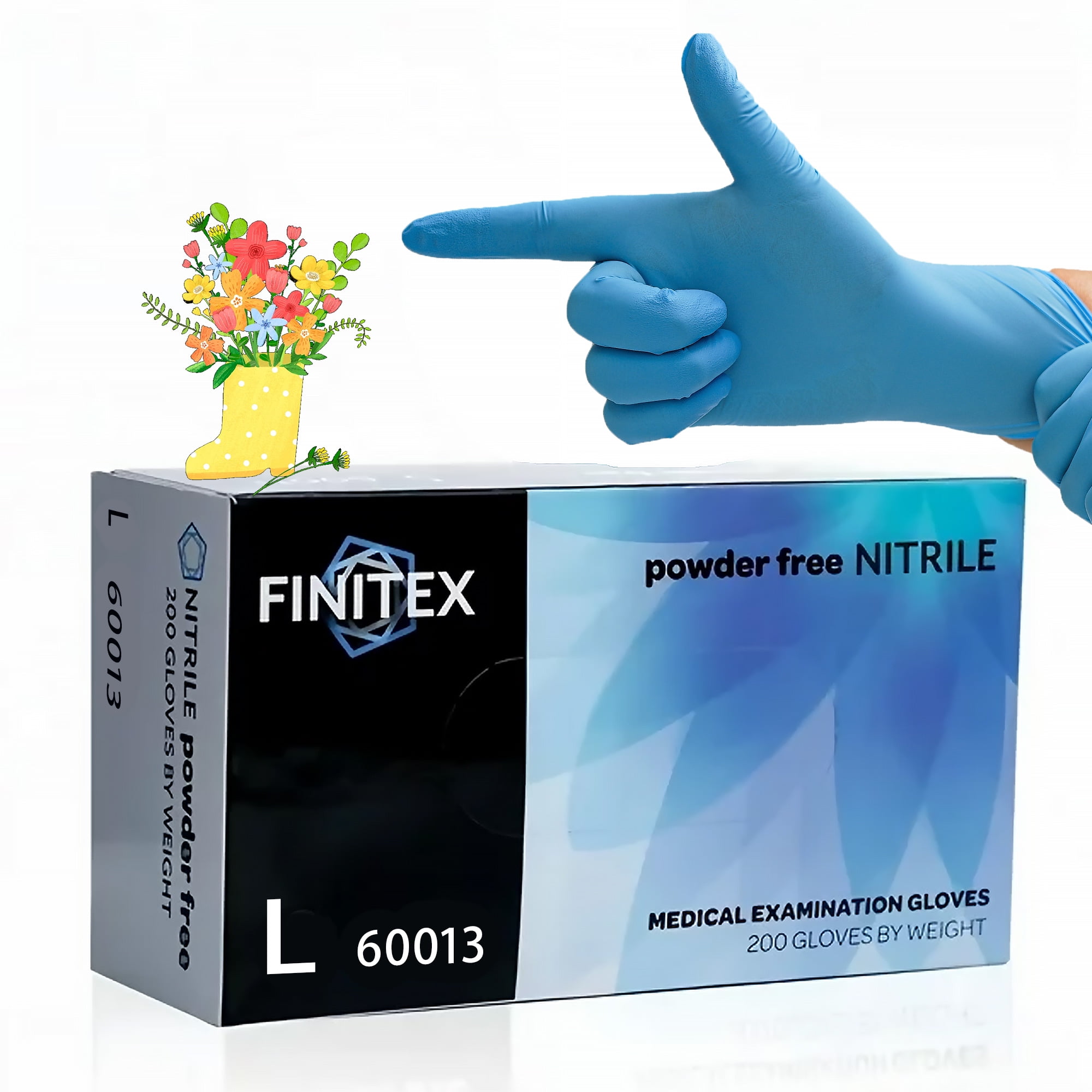 Nitrile Gloves Large ProCure Disposable Nitrile Gloves Latex