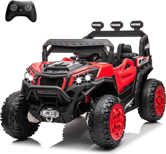 Red 24V Battery Powered Ride-On UTV Car with Remote Control