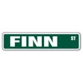 thumbnail image 1 of FINN Street Sign Childrens Name Room Sign | Indoor/Outdoor |  30" Wide, 1 of 5