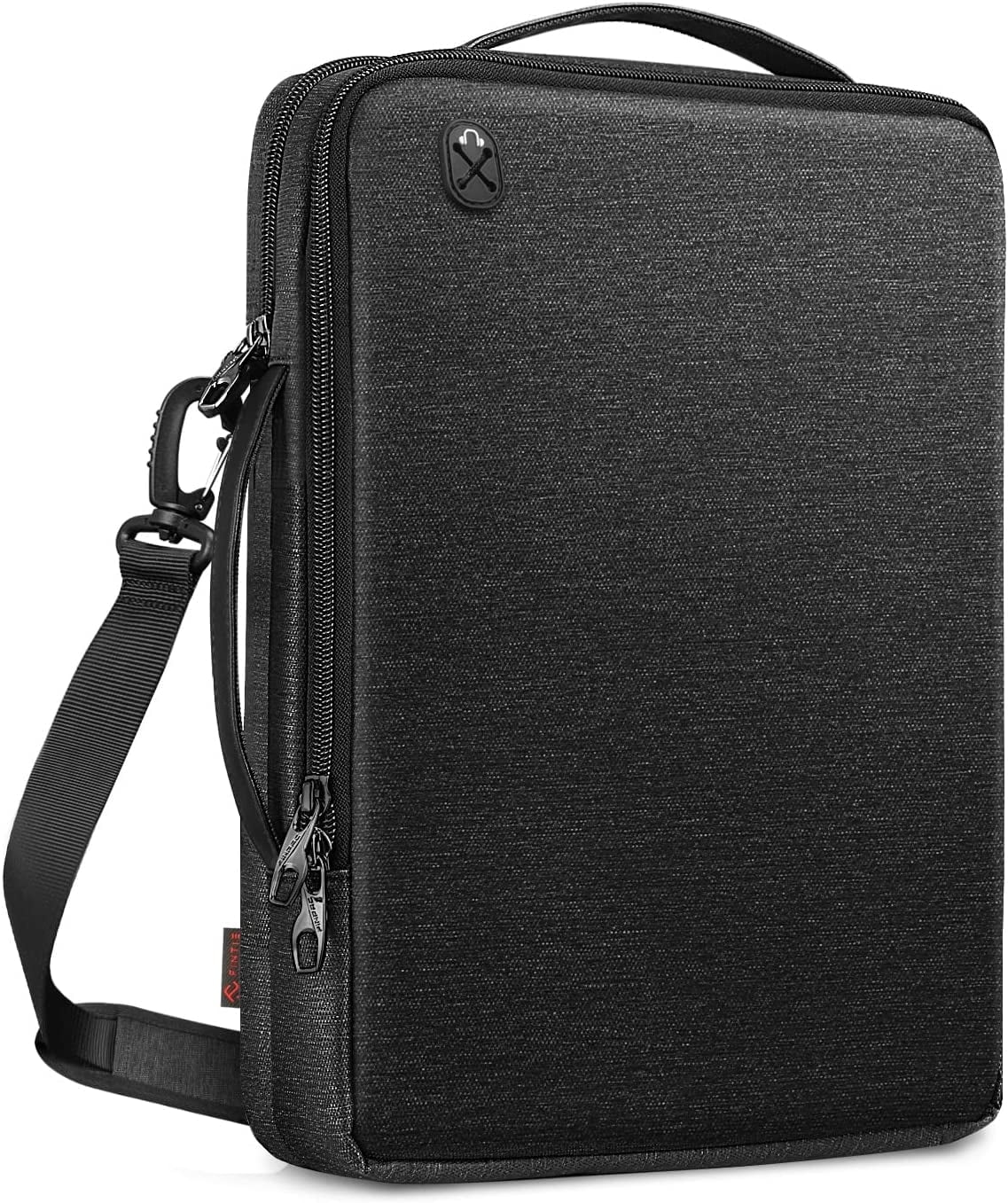 FINPAC 13-inch Laptop Shoulder Bag for MacBook Neo A18 Pro, 13.6-inch MacBook Air 2026-2022 M5/M4/M3/M2/M1, Computer Carry Case with Pockets for Tablets and Accessories, Surface, HP, Black