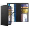 thumbnail image 1 of FINPAC Car Registration & Insurance Card Holder, Glove Box Card Organizer Wallet, Car Document Holder for Cards, Driver License & other Essential Documents, Black, 1 of 7