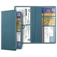 thumbnail image 1 of FINPAC Car Registration & Insurance Card Holder, Glove Box Card Organizer Wallet, Car Document Holder for Cards, Driver License & other Essential Documents, Ocean Blue, 1 of 7