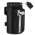 thumbnail image 1 of FINPAC Cup Holder for Bike, Universal Water Bottle Holder with Phone Pockets for Stroller Walker Golf Cart Rollator and Electric Scooter Handlebars, Drink Holder for Outdoor, Biking, 1 of 9