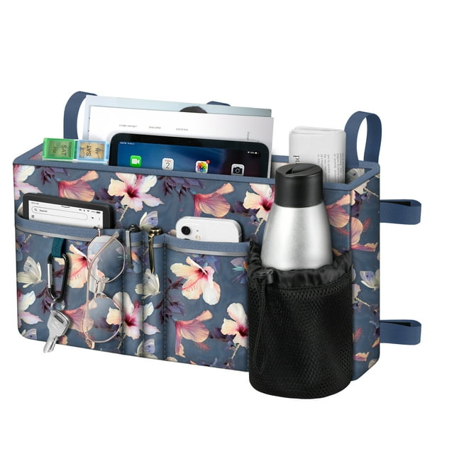 FINPAC Walker Tote Bag with Cup Holder, Large, HandsFree Storage