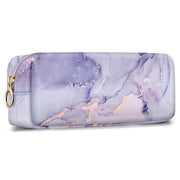 FINPAC Pencil Case, Large Capacity Pencil Pouch with Zipper, Coin Pouch Cosmetic Bag Bible Pencil Box Office Stationery