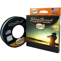 FINS Braids Sling Super Smooth 20% Stronger 8-End Braided Fishing Line, Green 5 lb 150 Yds
