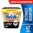thumbnail image 1 of Finish Ultimate Quantum Dishwasher Pods, Dishwasher Detergent Dish Soap, 50% More Cleaning Power, 47 Tabs, 1 of 10