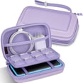 thumbnail image 1 of FINTIE Carrying Case for Nintendo New 2DS XL LL / New 3DS / 2DS / 3DS XL LL, Protective Hard Shell Portable Travel Cover Pouch with Game Card Slots & Inner Pocket, 1 of 7